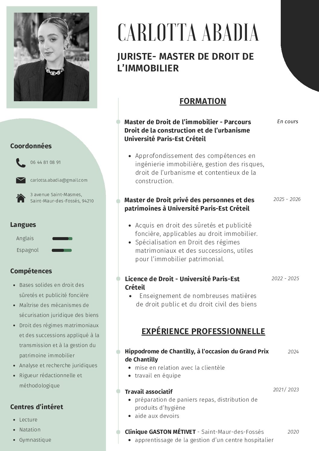 CV Carlotta Abadia