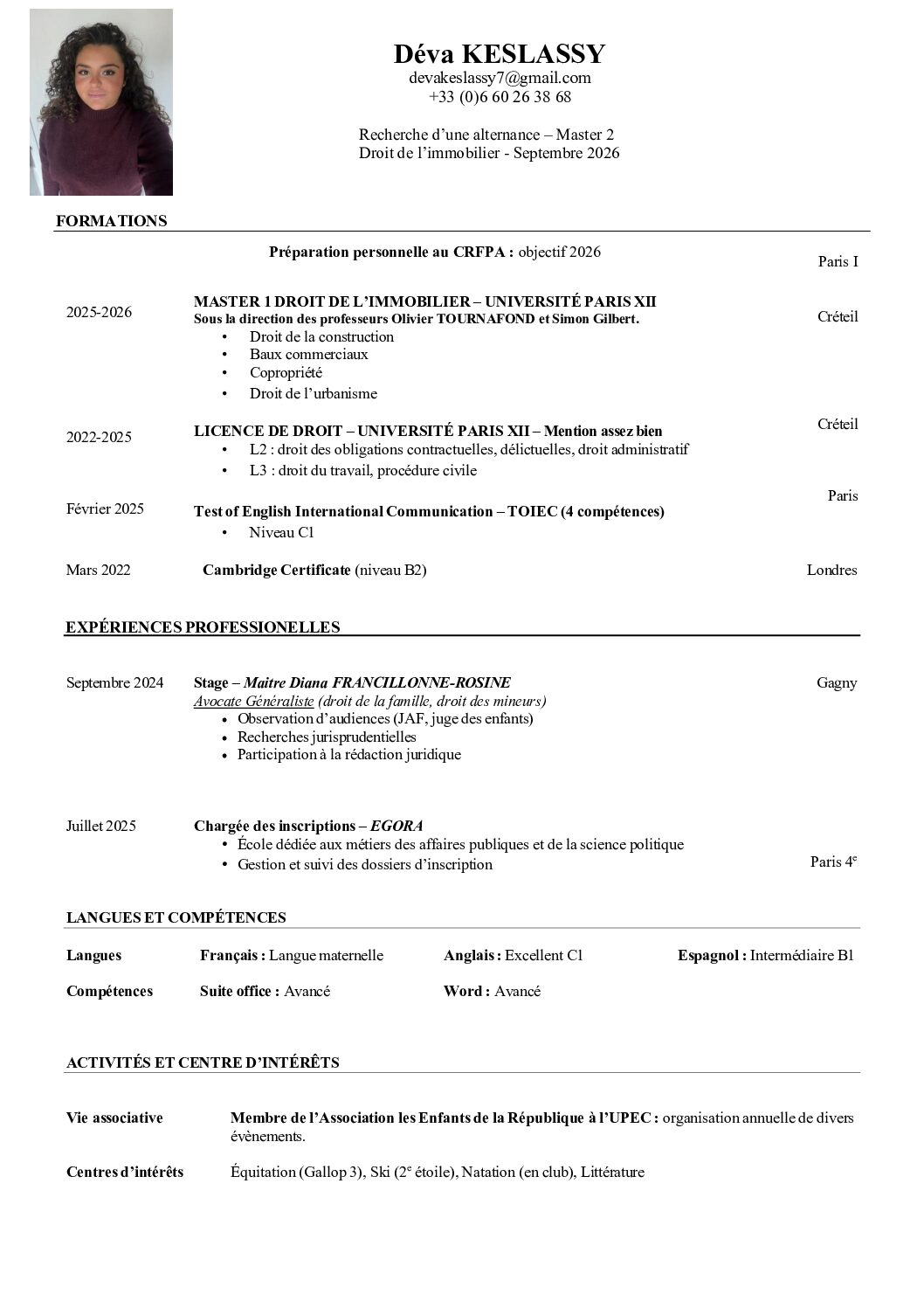 CV M2 Deva KESLASSY.