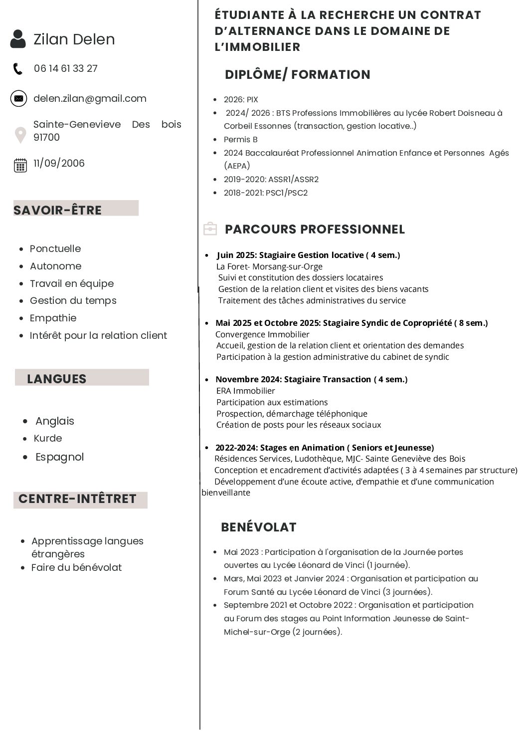 CV ZILAN DELEN