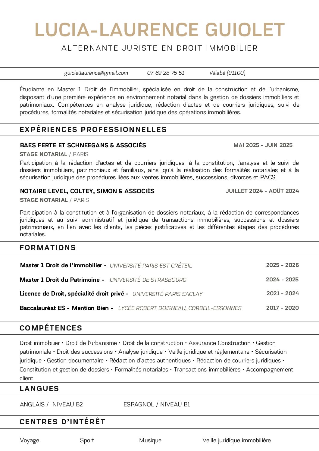 CV M2 Lucia-Laurence GUIOLET